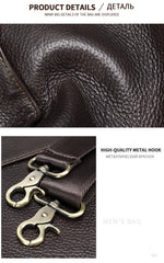 Laptop Bag Men Leather Bags Men's Briefcases Bags