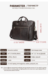 Laptop Bag Men Leather Bags Men's Briefcases Bags