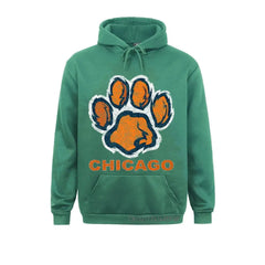 Vintage Foot Paw Bear Chicago Sweatshirts Hoodies