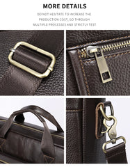 Laptop Bag Men Leather Bags Men's Briefcases Bags