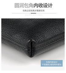 Men's Casual Business Large Capacity Clutch Leather Bag