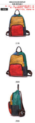 Casual Daily Genuine Leather Backpack Woman Unique