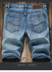 Men's Slim Denim shorts Summer  Fashion Casual Pants