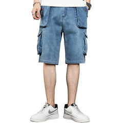 Men's Denim Shorts Cargo Multi pocket Baggy
