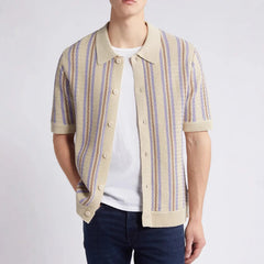 Summer Men's Luxury Knitted Polo Shirts Casual Shirts