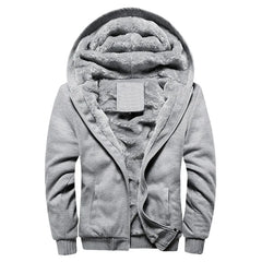 New Men's Hoodies Jacket Winter Thick Warm Sweatshirts