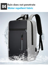 Waterproof Business Backpack Men USB School Backpacks