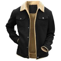 Men's Jackets Winter Warm Waterproof Fleece Coat