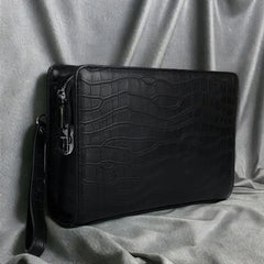 Business Men's bag Real Cowhied Leather Crocodile Bag