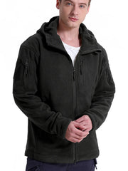 Men's Tactical Fleece Jacket Winter Warm  Hoodies Coats