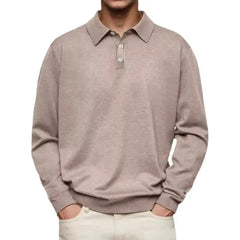 Men's Long Sleeve Polo Shirts  Casual Polos Men Tops