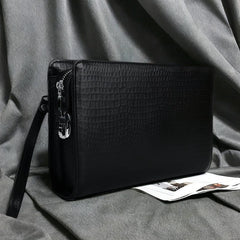 Business Men's bag Real Cowhied Leather Crocodile Bag