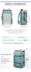 Woman travel backpack waterproof  Business Laptop