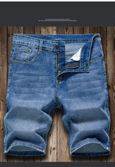 Men's Slim Denim shorts Summer  Fashion Casual Pants