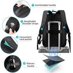 Heroic Knight Backpack Men's Expandable Laptop Backpack