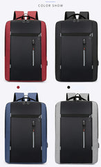 Waterproof Business Backpack Men USB School Backpacks