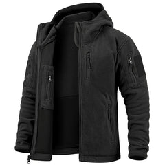 Men's Tactical Fleece Jacket Winter Warm  Hoodies Coats