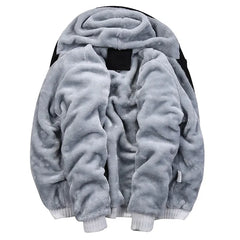 New Men's Hoodies Jacket Winter Thick Warm Sweatshirts