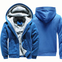 New Men's Hoodies Jacket Winter Thick Warm Sweatshirts