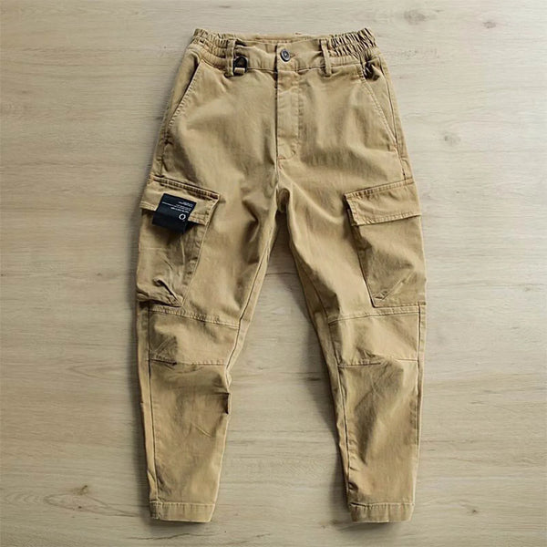 Mens Fashion Casual Loose Hip Hop Nine Point Casual Pants