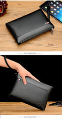 Men's Casual Business Large Capacity Clutch Leather Bag
