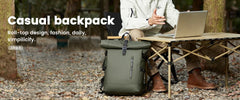 Heroic Knight Backpack Men's Expandable Laptop Backpack
