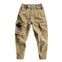 Mens Fashion Casual Loose Hip Hop Nine Point Casual Pants
