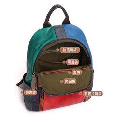 Casual Daily Genuine Leather Backpack Woman Unique