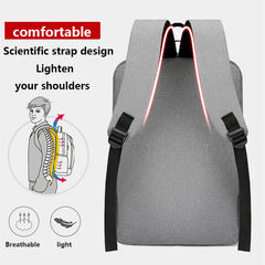 Waterproof Business Backpack Men USB School Backpacks
