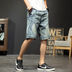 Men's Denim Shorts Cargo Multi pocket Baggy
