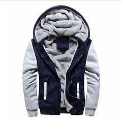New Men's Hoodies Jacket Winter Thick Warm Sweatshirts