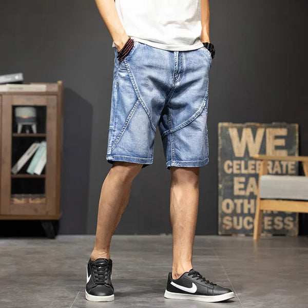 Men's Denim Shorts Cargo Multi pocket Baggy