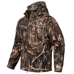 Men's Silent Camouflage Hunting Jacket Soft Outdoor Jackets
