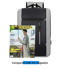 Waterproof Business Backpack Men USB School Backpacks