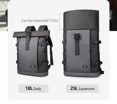 Heroic Knight Roll Top Backpack Waterproof Men