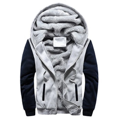 New Men's Hoodies Jacket Winter Thick Warm Sweatshirts
