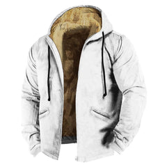 Men'S Winter Jacket Warm Thickened Fleece Jacket