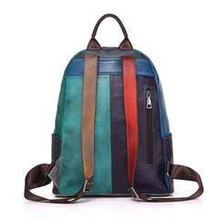 Casual Daily Genuine Leather Backpack Woman Unique