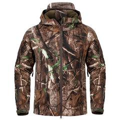 Men's Silent Camouflage Hunting Jacket Soft Outdoor Jackets