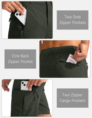 Moisture Wicking Casual Shorts Mens Cargo Shorts