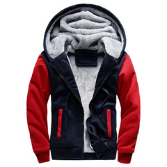 New Men's Hoodies Jacket Winter Thick Warm Sweatshirts