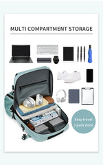 Woman travel backpack waterproof  Business Laptop