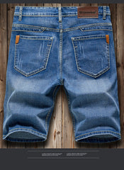 Men's Slim Denim shorts Summer  Fashion Casual Pants