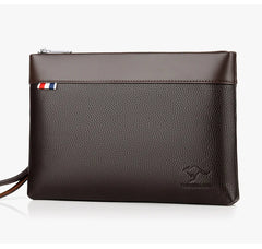 Men's Casual Business Large Capacity Clutch Leather Bag