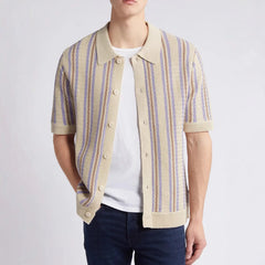 Summer Men's Luxury Knitted Polo Shirts Casual Shirts