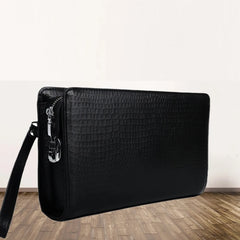 Business Men's bag Real Cowhied Leather Crocodile Bag