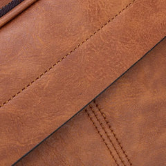 Men Bussiness Bag Large Capacity Pu Leather Luxury