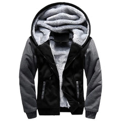 New Men's Hoodies Jacket Winter Thick Warm Sweatshirts