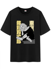Unisex Anime Pattern T-Shirt,Graphic Short Shirt
