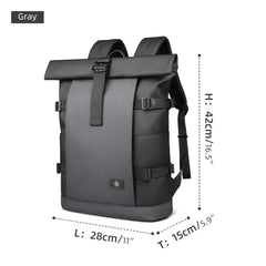 Heroic Knight Roll Top Backpack Waterproof Men